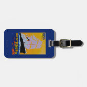 OostendeドーバーのヴィンテージPosterEurope ラゲッジタグ (正面横)