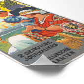 Oostende Dover Vintage Poster 1920 ポスター (角)