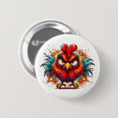 "Oots the Radiant Rooster" Button 缶バッジ (正面&裏面)