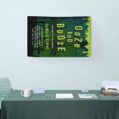 Oozeとブーズハロウィンゾンビクロールへようこそ 横断幕 (トレードショー)