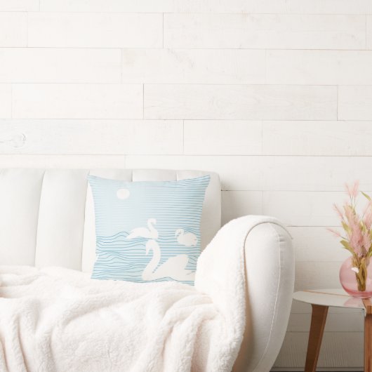 OPアートブルースワンドリフトマグ クッション (ソファ)