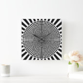 OP – アート#9アットエンポリオモッファ スクエア壁時計 (ホーム)