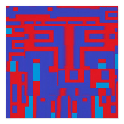 Op Architecture II - Ken Gage アブストラクト ポスター (正面)