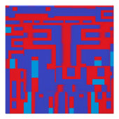 Op Architecture II - Ken Gage Abstract ポスター (正面)