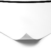 Op Art横丸黒白01 ポスター (角)