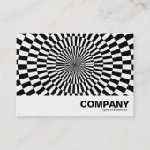 Op Art 02 – 白黒 名刺 (正面)