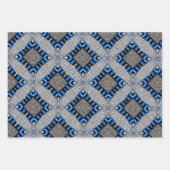 Op Art、Dots、Deco Sampler ラッピングペーパーシート (正面)