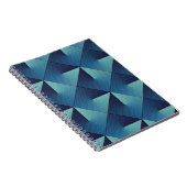 Op Art Rhombus スタイリッシュ: ノートブック (右側)