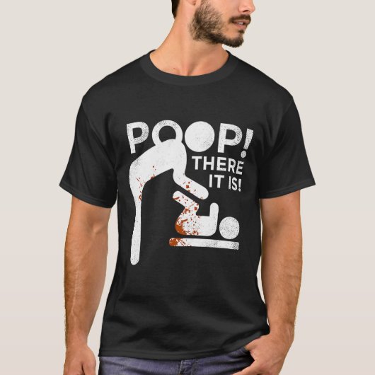 Op There It Is Mom Dad Baby Diaper Changing Funny  Tシャツ (正面)