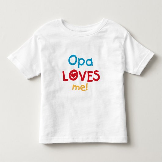 OpaがTシャツとギフトを愛す|過去記事 トドラーTシャツ (正面)