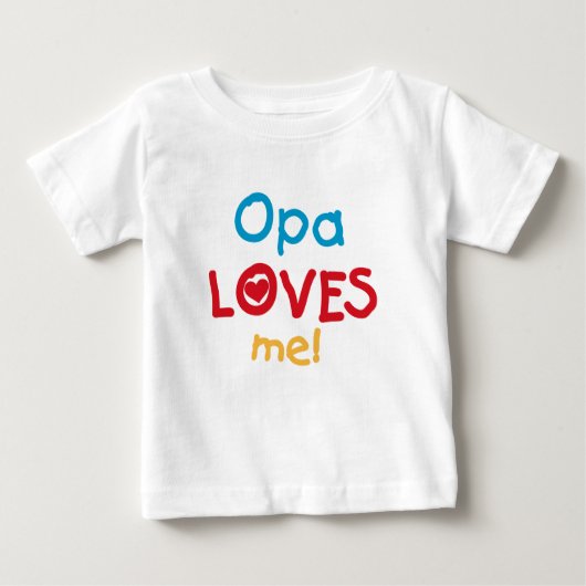 OpaがTシャツとギフトを愛す|過去記事 ベビーTシャツ (正面)