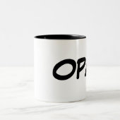 OPAのドイツの祖父のマグ ツートーンマグカップ (中央)