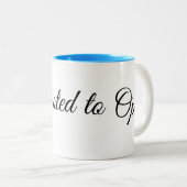 Opaのマグに促進される ツートーンマグカップ (正面右)