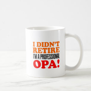 Opaの専門のマグを退職させませんでした コーヒーマグカップ