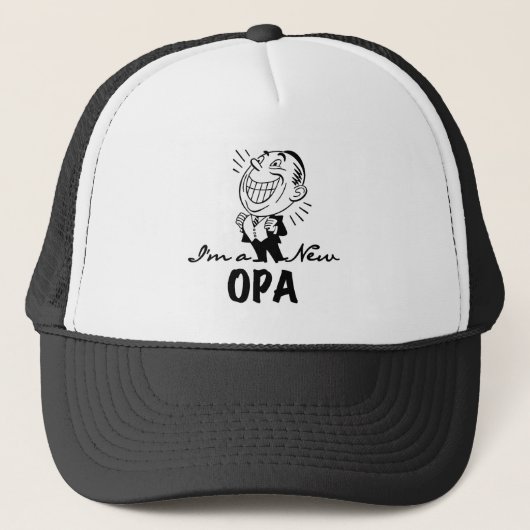 Opaの微笑の新しいTシャツおよびギフト キャップ (正面)