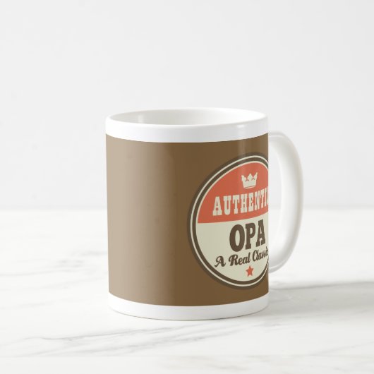 Opaの父の日のヴィンテージのマグ コーヒーマグカップ (正面右)