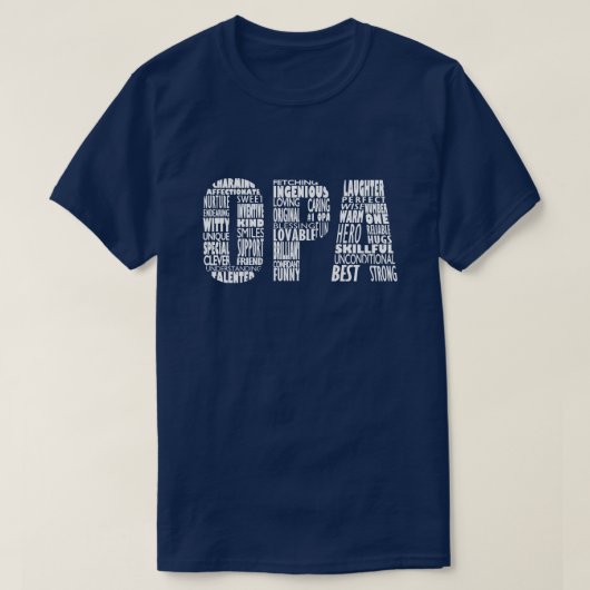Opaの祖父の父の日のギフトのTシャツ Tシャツ (デザイン正面)