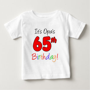 Opaの第65誕生日 ベビーTシャツ