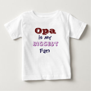 Opaは私の最大のファン乳児Toddler Tシャツ