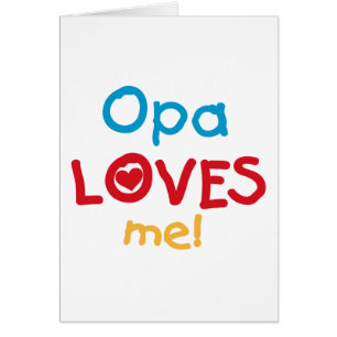 Opaは私をTシャツおよびギフト愛します