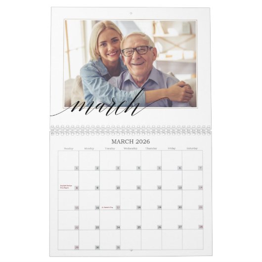 Opaへの贈り物 | 孫の家族の写真 カレンダー (3月 2026)