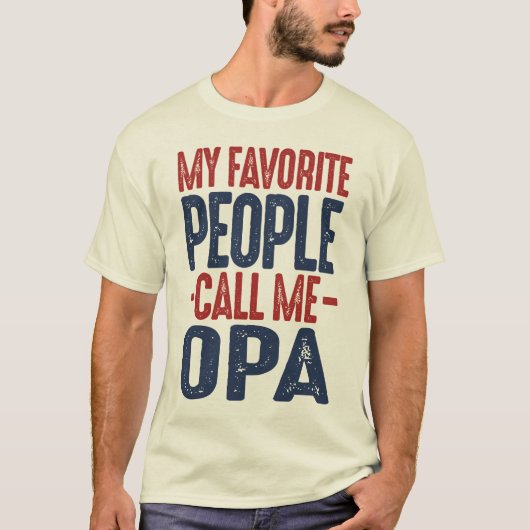 Opaへの贈り物 Tシャツ (正面)