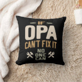 Opaもしは誰もできない修正できない – 父と祖父 クッション (ブランケット)