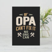 Opaもしは誰もできない修正できない – 父と祖父 サンキューカード (スタンド正面)