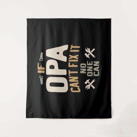 Opaもしは誰もできない修正できない – 父と祖父 タペストリー (正面)