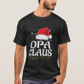 Opaクロースクリスマスファミリーグループ一致PJsクリスマス Tシャツ (正面)