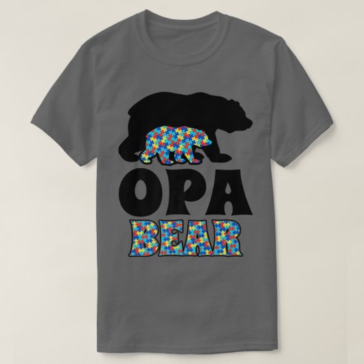 OPAベア自閉症啓発プレミアム Tシャツ (デザイン正面)