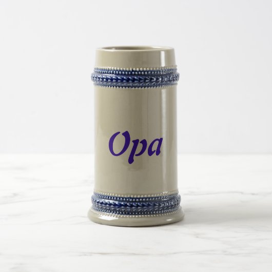 "Opa"のマグ ビールジョッキ (中央)
