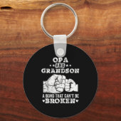 Opa And Grandson A Bond That Cant Be Broken Grandp キーホルダー (正面)