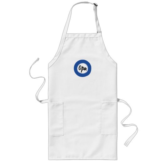 Opa Apron ロングエプロン (正面)