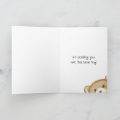 Opa Bear恋しく思ハグ・カード カード (内部)