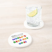 Opa Tシャツと最高のギフトとして知られている コースター (側面)