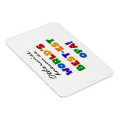 Opa Tシャツと最高のギフトとして知られている マグネット (右側)