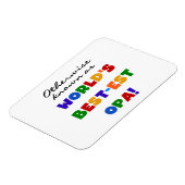 Opa Tシャツと最高のギフトとして知られている マグネット (左側)