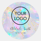 opalのロゴ ラウンドシール (正面)