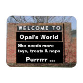 Opalの世界のフレキシブル磁石へようこそ マグネット (横)