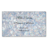 OPALをテーマにした輝きと光 マグネット名刺 (正面)