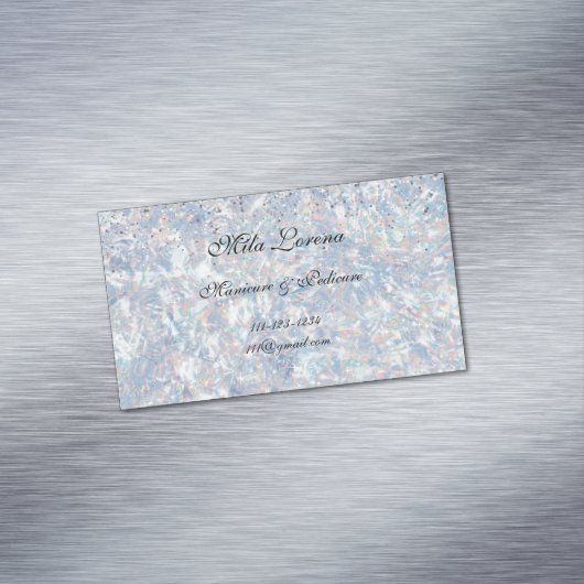 OPALをテーマにした輝きと光 マグネット名刺 (インサイチュ)