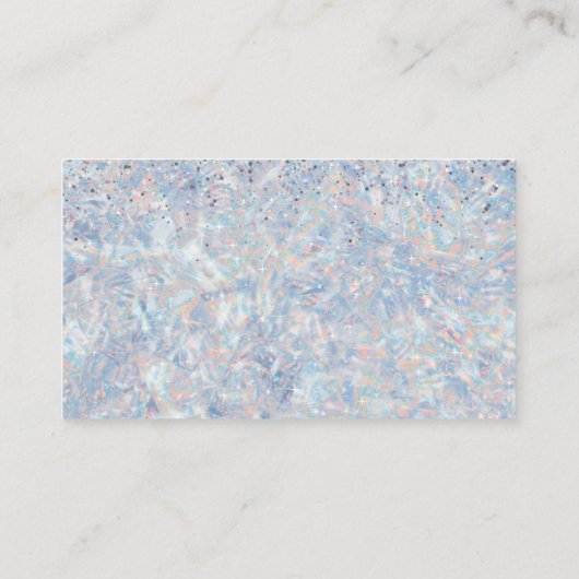 OPALをテーマにした輝きと光 名刺 (裏面)