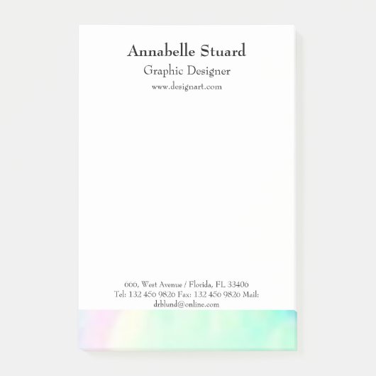 OpalエレガントはモダンユニークPost-It Notesを提供 ポストイット (正面)