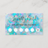 opalテクスインスパイアチャロイヤリティカード 名刺 (正面)