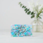 opalテクスインスパイアチャー紹介カード 名刺 (スタンド正面)