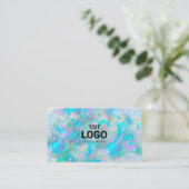 opalテクスチャのロインスパイアグ 名刺 (スタンド正面)