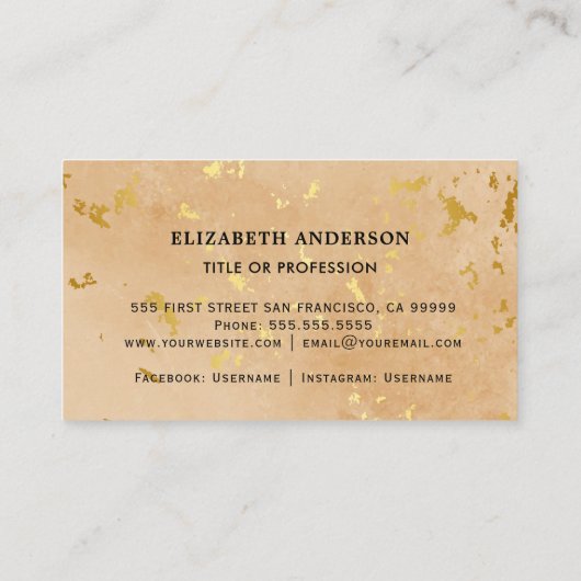 opalテクスチャイメージ名刺 名刺 (裏面)