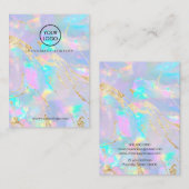 opalテクスチャデザインディスプレイカード 名刺 (正面/裏面)