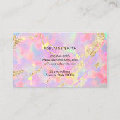 opalテクスチャロイヤリティカード 名刺 (裏面)